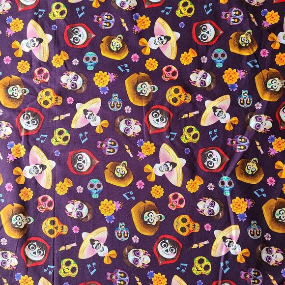 BTY Disney Coco and Friends Head Toss Cotton Fabric CP67005 Springs Creative - Picture 2 of 10